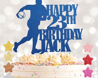 Personalised Rugby Pitch Birthday Cake/Cupcake Toppers Decorated On Rice Paper Personalised Rugby Pitch Birthday Cake/Cupcake Toppers Decorated On Rice Paper