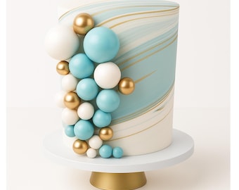 Sfera Discoteca Decorativa Torte Specchio: Fowecelt 18 pezzi mini Sfere da Discoteca, Sfera a Specchio Argentata per Torte, Dessert, 1970S Palla da Discoteca, per Feste di Compleanno 70 80 90