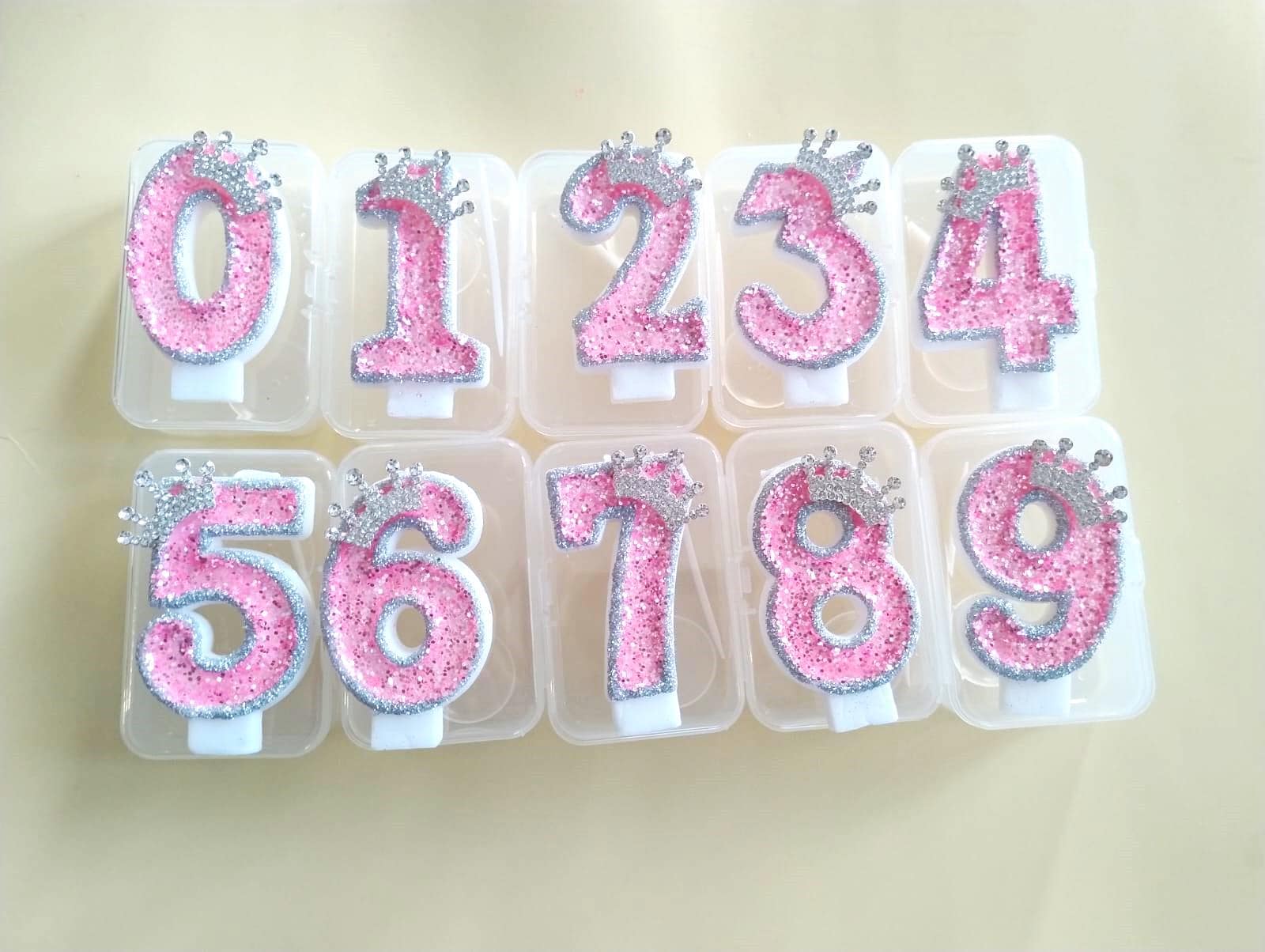 Princess Birthday Number Candles: Fairy Tale Cake Topper