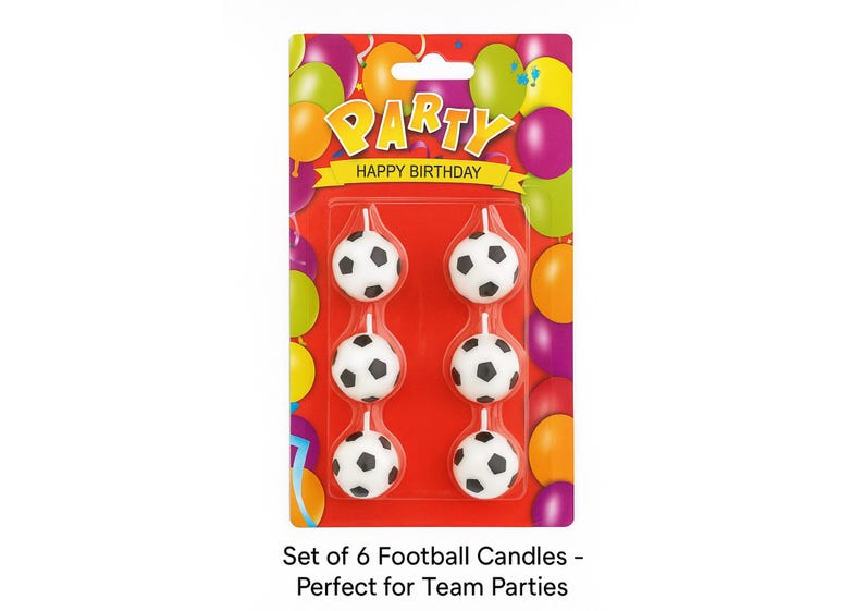 kids party, football fan, soccer lover, boys gift, soccer candles, cake candle set, sports cake, ball candle, birthday decor, team party, match day, sports birthday, cupcake topper, cake supplies, party decor, football table, football theme, soccer birthday, boys cake, party ideas, cake topper, soccer decor, fun candles, birthday supplies