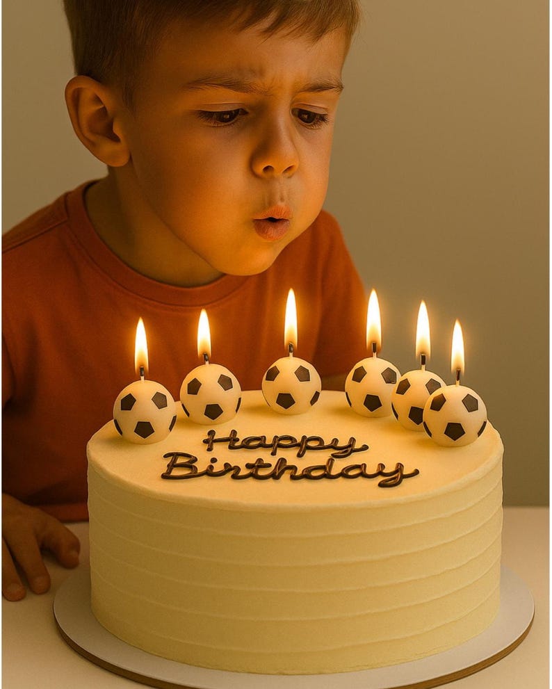 kids party, football fan, soccer lover, boys gift, soccer candles, cake candle set, sports cake, ball candle, birthday decor, team party, match day, sports birthday, cupcake topper, cake supplies, party decor, football table, football theme, soccer birthday, boys cake, party ideas, cake topper, soccer decor, fun candles, birthday supplies