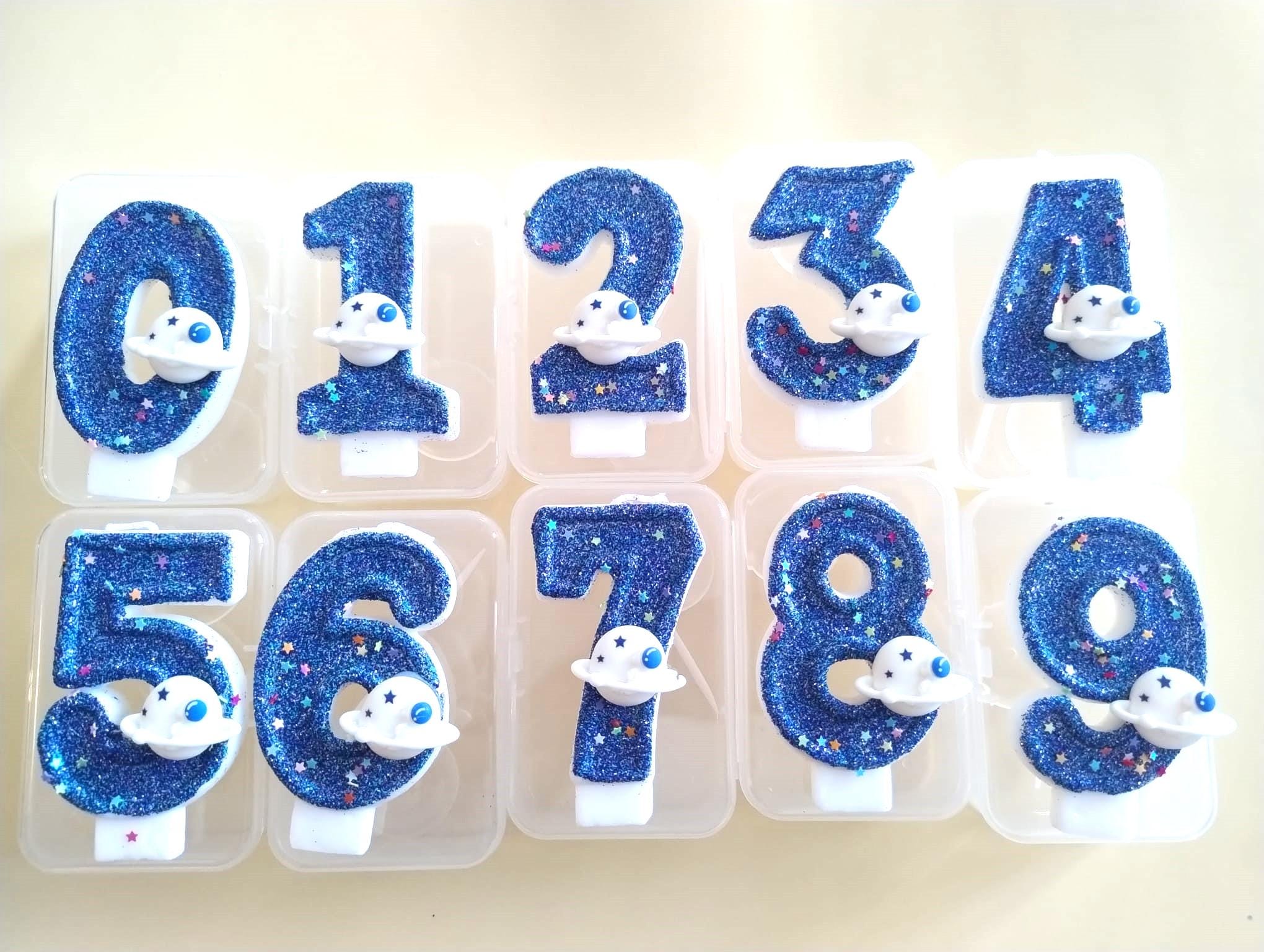 The Number 50 Gold Birthday Candles for Cake is Beautiful