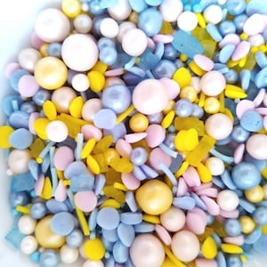 Edible Rainbow Sprinkles: Cupcake & Cake Decorations - 60gr Bag
