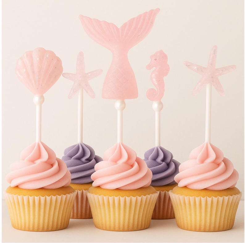 mermaid cake topper, mermaid party decor, under sea theme, girls birthday kit, ocean celebration, pastel party set, kids birthday decor, mermaid supplies, birthday banner set, party tableware, nautical theme, sea life decor, iridescent party, kids celebration, themed party kit
