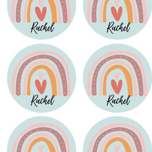 Custom Edible Rainbow Icing Topper Birthday Cupcakes decoration Edible cake Topper Personalised Birthday Cake Decoration rainbow any name