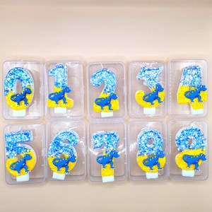 Dinosaur Candle Cake Decorations Kids Birthday Party Dino-Themed Cake Topper Set Fun Birthday Cake dinosaur birthday decorations