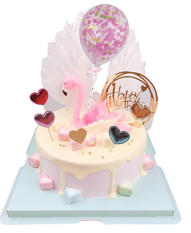 3 Confetti Balloon Cake Topper Cake Topper Confetti Mini Etsy UK