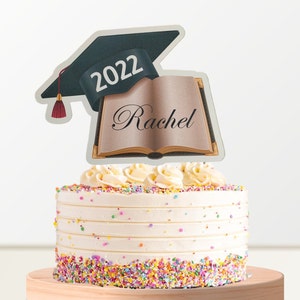 Personalized Graduation Cake Topper: Custom Name & Age