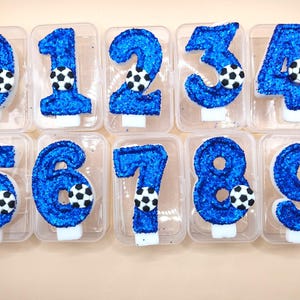 football birthday cake, soccer cake decorations, custom sports cake, blue glitter toppers, football theme party, birthday cake insert, football jersey topper, soccer player birthday, personalised sports topper, birthday party for football fan, cake topper for teen boy, football shoes topper, trophy cake decor, football ball cupcake topper, sports birthday cake set