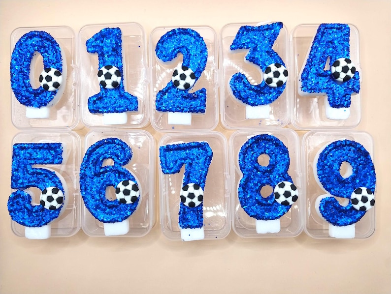 football birthday cake, soccer cake decorations, custom sports cake, blue glitter toppers, football theme party, birthday cake insert, football jersey topper, soccer player birthday, personalised sports topper, birthday party for football fan, cake topper for teen boy, football shoes topper, trophy cake decor, football ball cupcake topper, sports birthday cake set