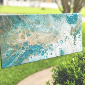 Abstract Fluid Art Painting- 12x24