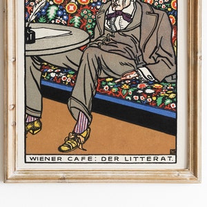 Vintage Poster | Viennesse Cafe poster | Wiener Cafe poster | 1911 poster | Vintage fine art print | Vienna art | Secession movement