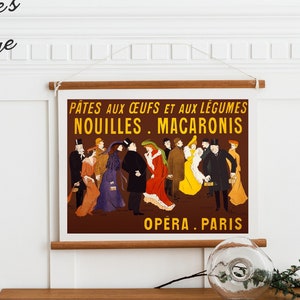 Paris Opera Poster Vintage French Poster Vintage French Art French Gift Vintage Paris Celebrities Vintage French Ad Poster zdjęcie 2