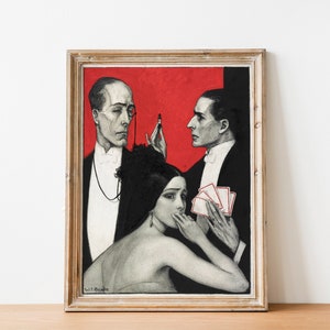 1920s poster | Twenties poster | Vintage 1920s wall art | Art Deco print | Retro 1920s art | Flapper wall decor | 1920s wall decor vintage