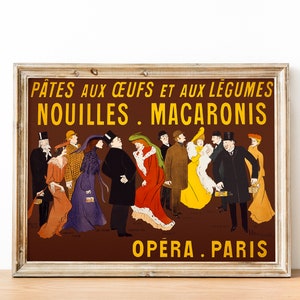 Paris Opera Poster Vintage French Poster Vintage French Art French Gift Vintage Paris Celebrities Vintage French Ad Poster zdjęcie 1