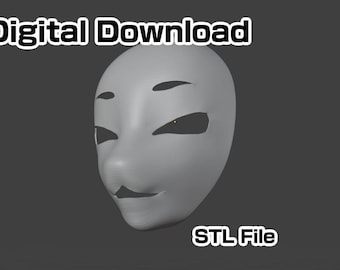 Simple Kigurumi Fursuit Head Base for 3D Printing STL File (Not Scaled)
