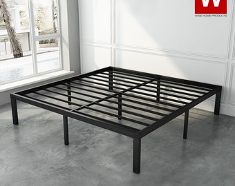 California King Bed Frame, Cal King Metal Bed Frame With Headboard And Footboard
