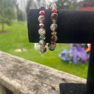 Traditional Multicolor Glass Beaded Bracelets