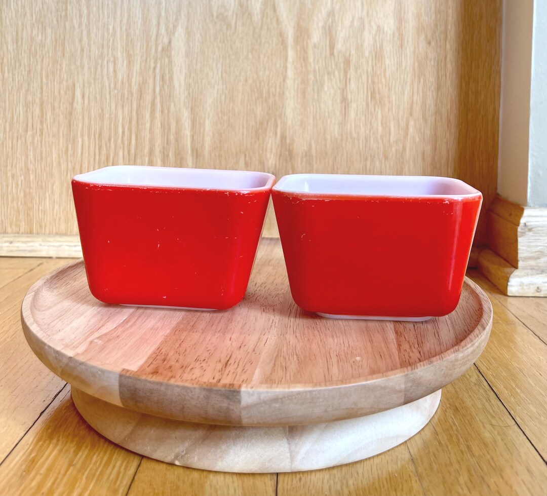 Mod Vintage Mid Century Small Rectangle Pyrex Refrigerator Dish A-30 ...