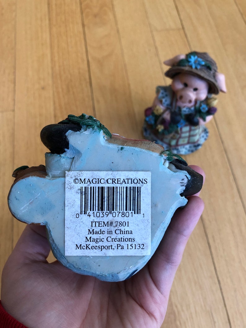 Adorable Cow and Pig Magic Creation Figurines