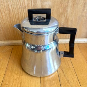 Vintage Wear-Ever #3116 Aluminum Copper Handles Coffee Pot