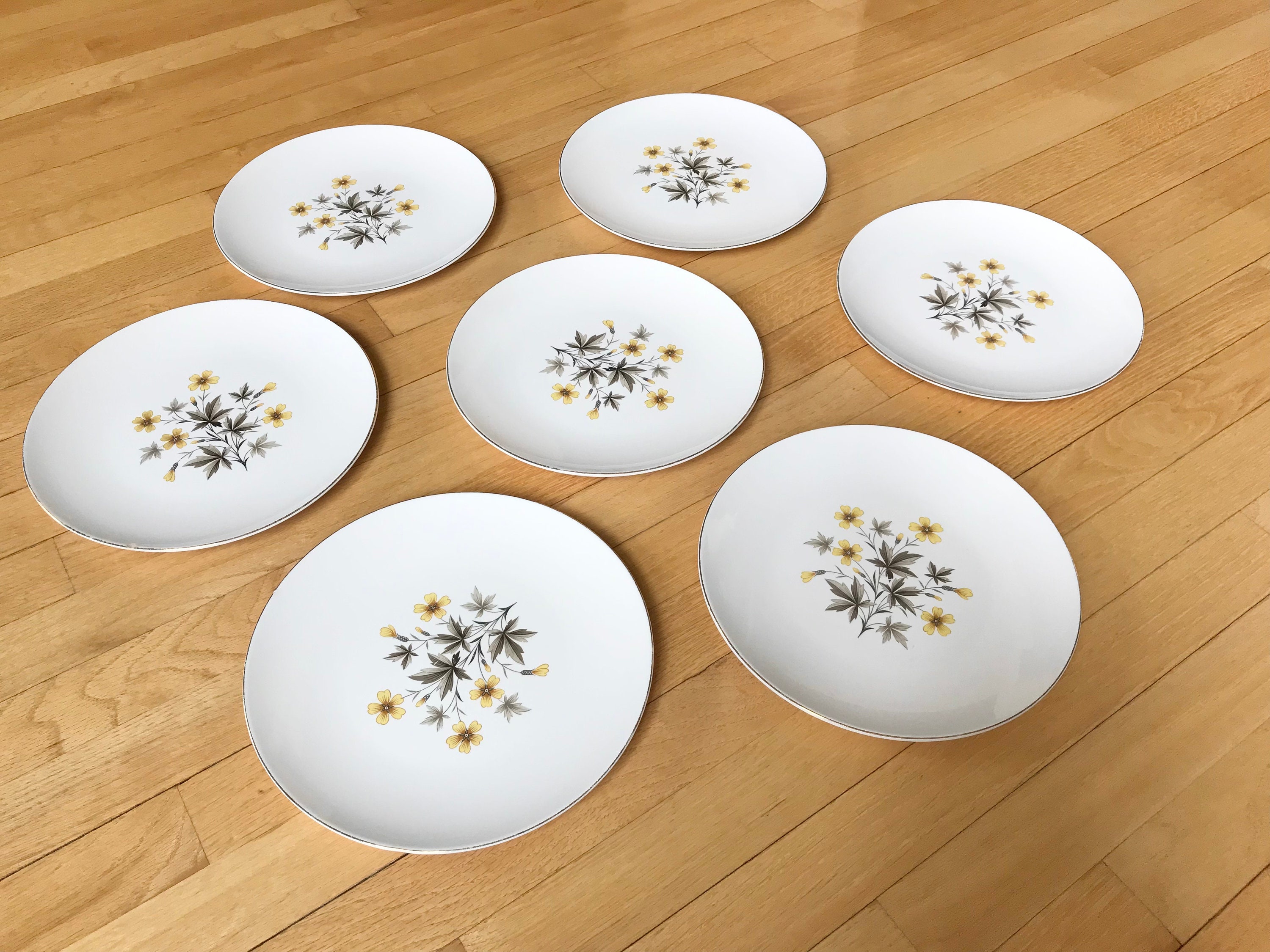 Beautiful Vintage 1950s / 50s Dish Set by Knowles Sun Light