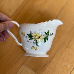 Mid Century Kitchen Vintage Edwin M. Knowles China Co. Buttercup Creamer Made in the U.S.A. 48 11