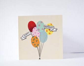 happy birthday balloons fun birthday cards pack of fun birthday cards