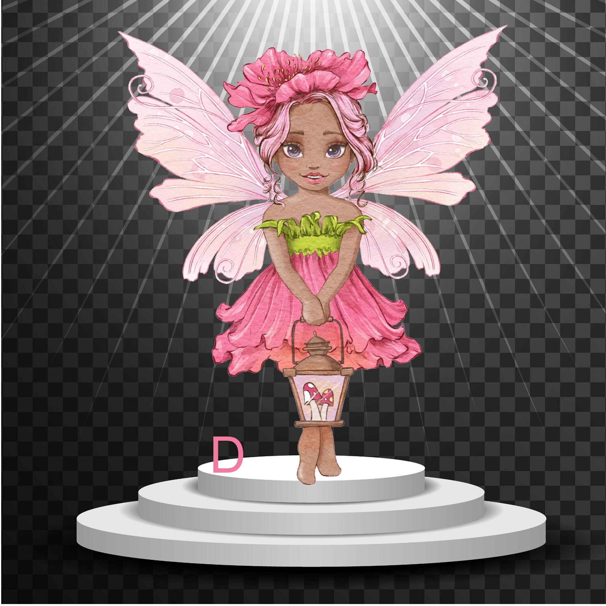 Centerpieces Cutouts Table Decor Birthday Party Decorations For Girls Fairy Party Custom Party Decor Pink Fairies Baby Shower