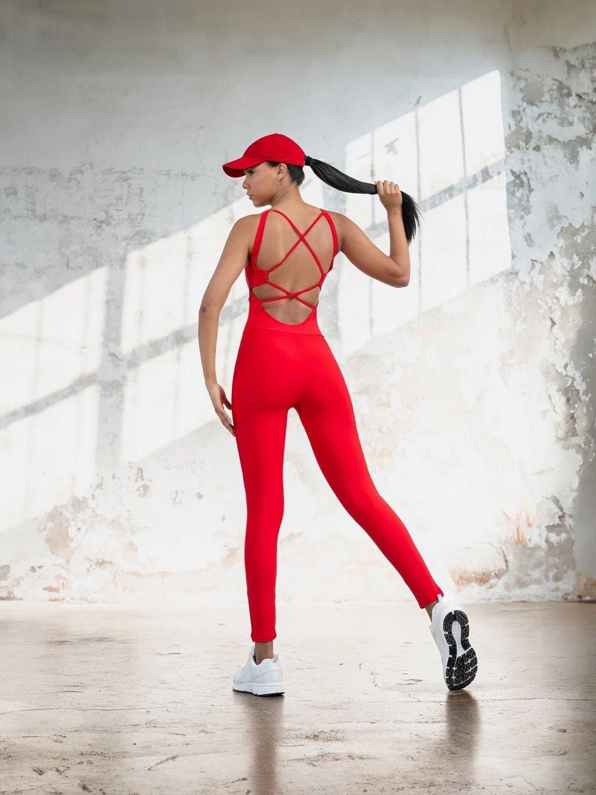 Combinaison Sport Débardeur Combinaison Yoga Femme Une Pièce