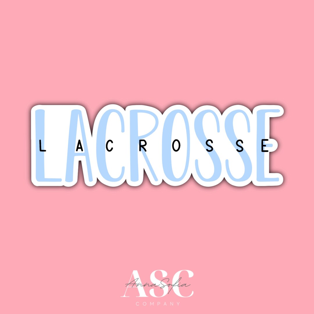 Lacrosse Mom Sticker - 3 Inch Waterproof Vinyl Decal For Car, Laptop & Water Bottle