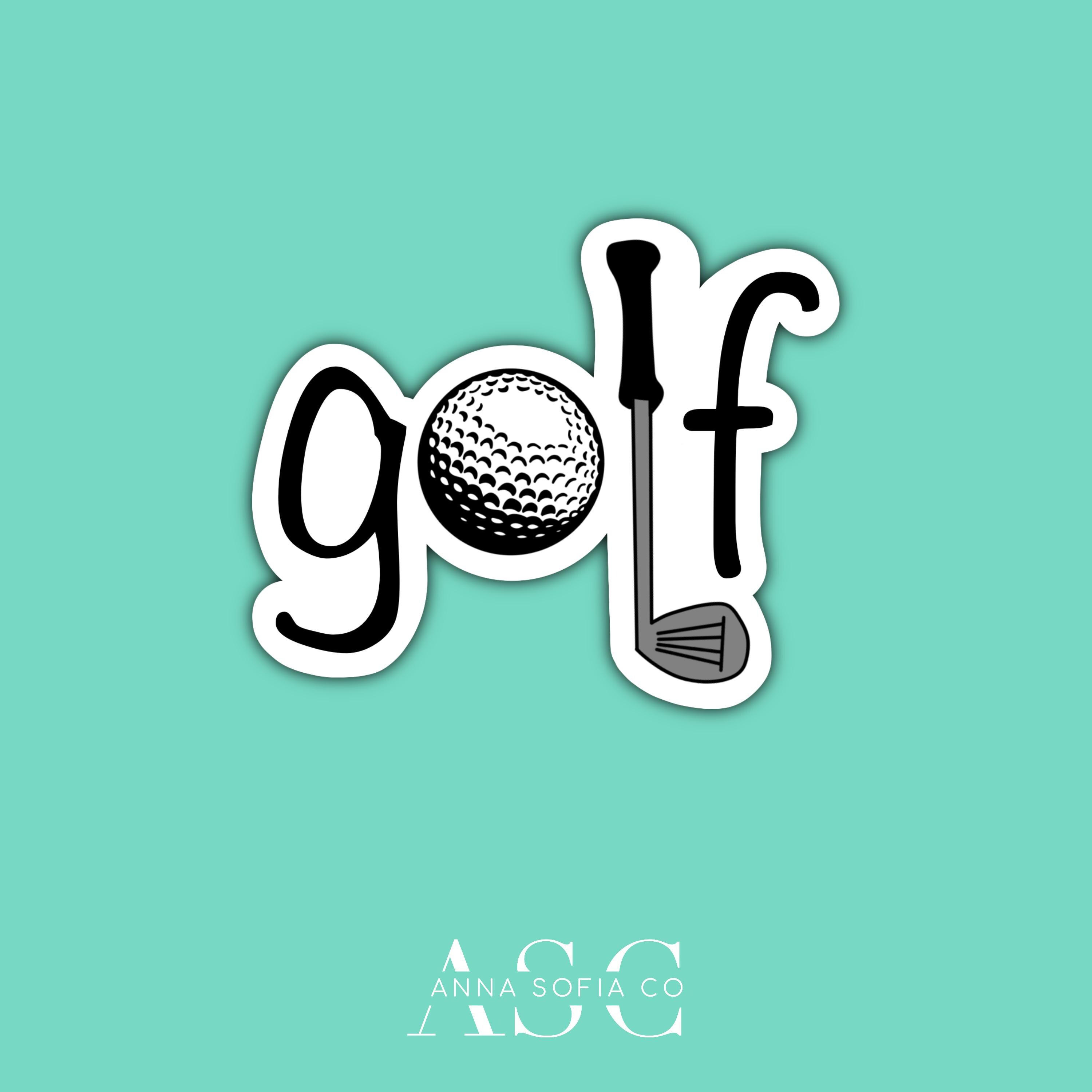 Golf Sticker - Etsy