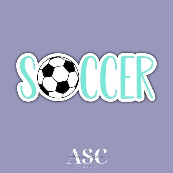 Soccer Sticker Waterproof Aesthetic Sports Sticker Laptop - Etsy