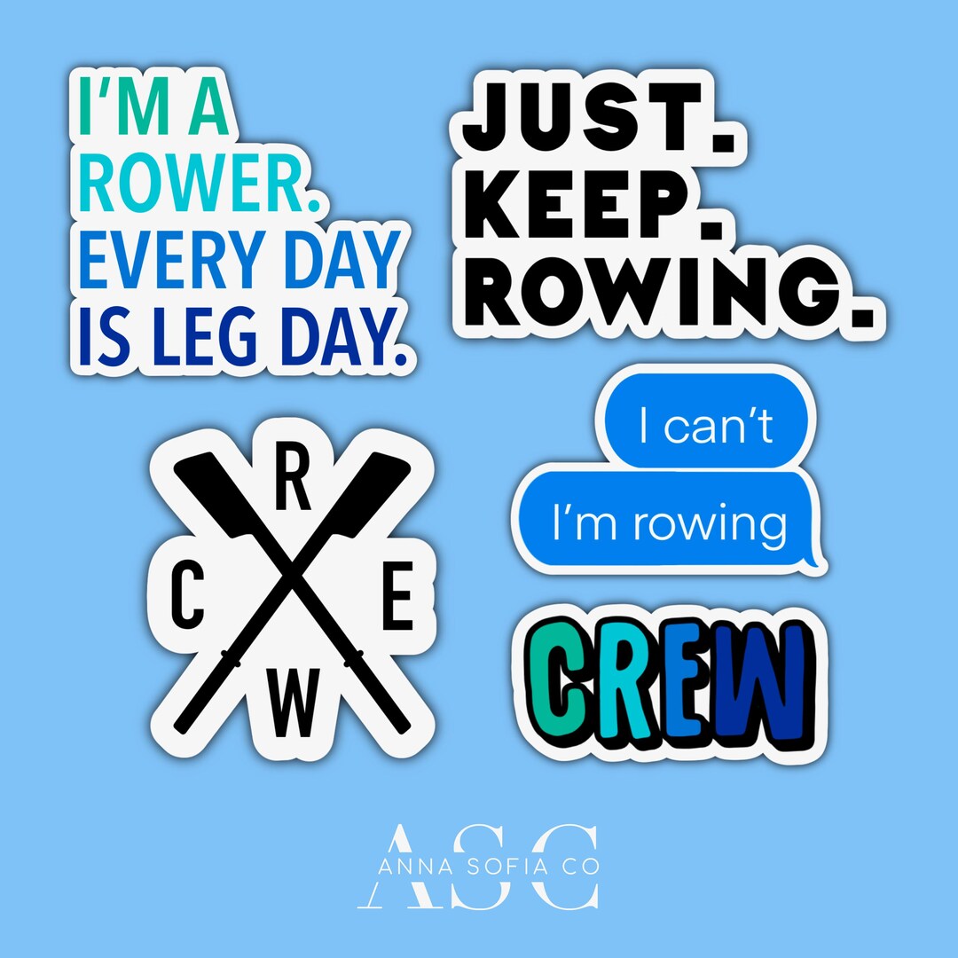 Not Normal Crew Sticker Rowing Crew Sticker Pack - Etsy