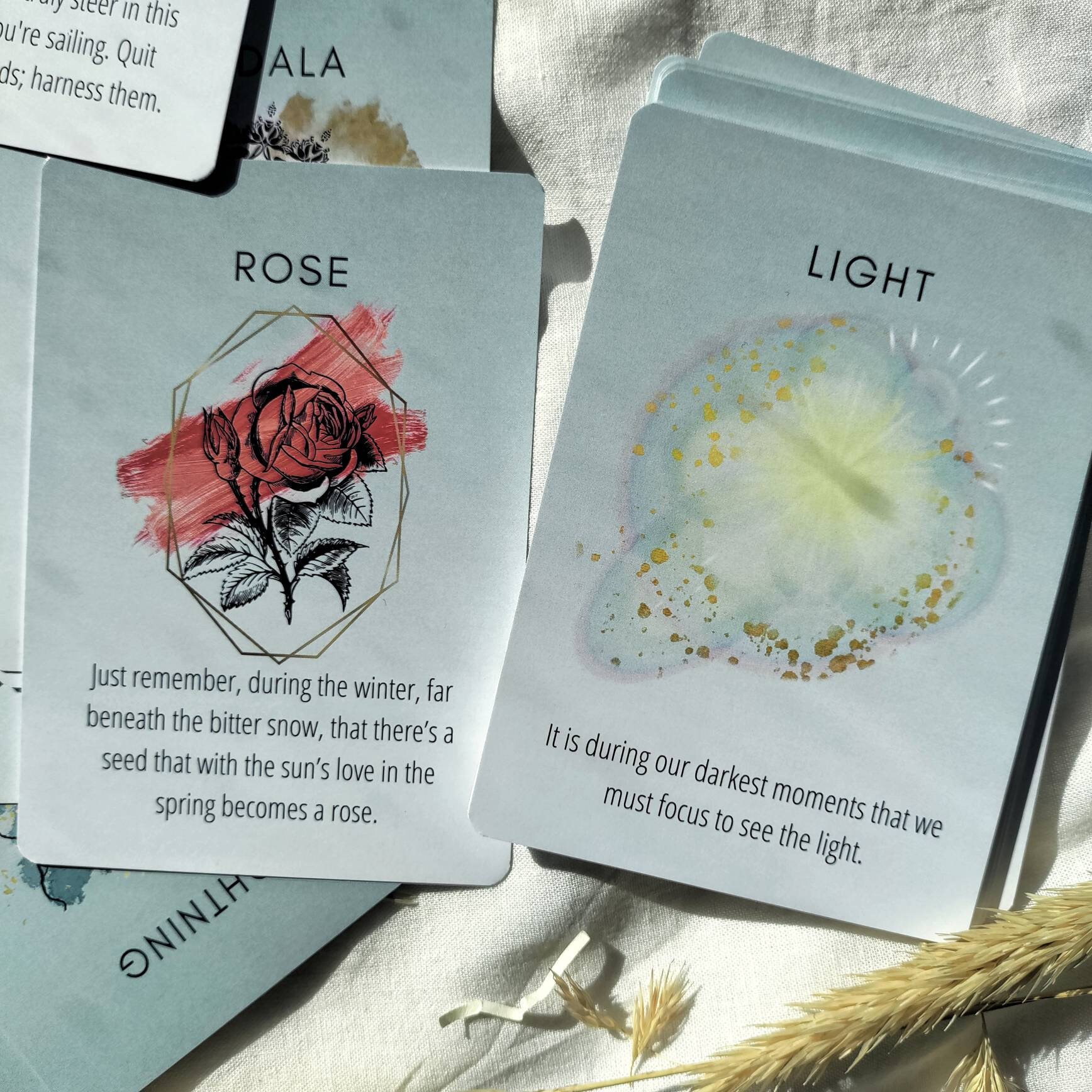 Spiritual Symbol Card Deck Daily Symbolism 55 Card Deck - Etsy