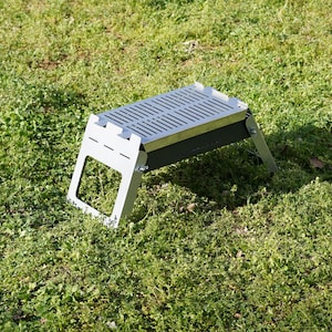 Compact and Portable Stainless Steel Grill – Foldable Design for Easy Camping and Picnics