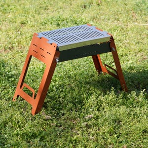 Portable Foldable Grill – Stainless Steel BBQ Compact Design for Camping Outdoor and Picnics