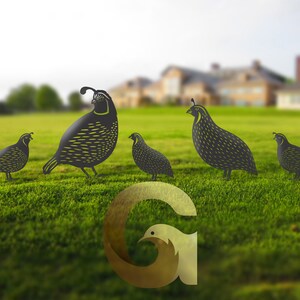 quail yard art metal chicken california quail art farmhouse decor bird metal art housewarming gift metal wall decor patio art outdoor decor.jpg