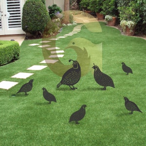 quail yard art metal chicken california quail art farmhouse decor bird metal art housewarming gift metal wall decor patio art outdoor decor.jpg