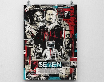218106 Seven Se7en Movie GLOSSY POSTER FR 218106 Seven Se7en Movie GLOSSY POSTER FR