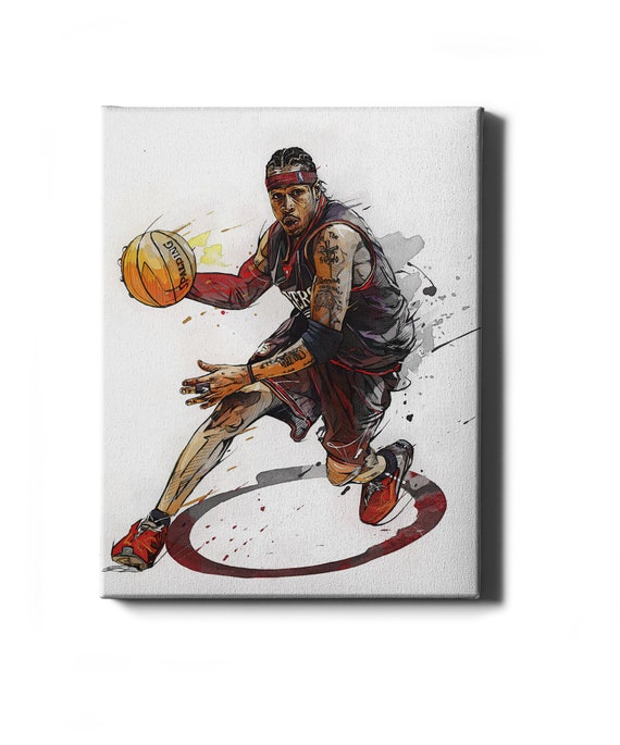 Allen Iverson Wall Art Sports Poster Fan Art Wall Art - Etsy Canada