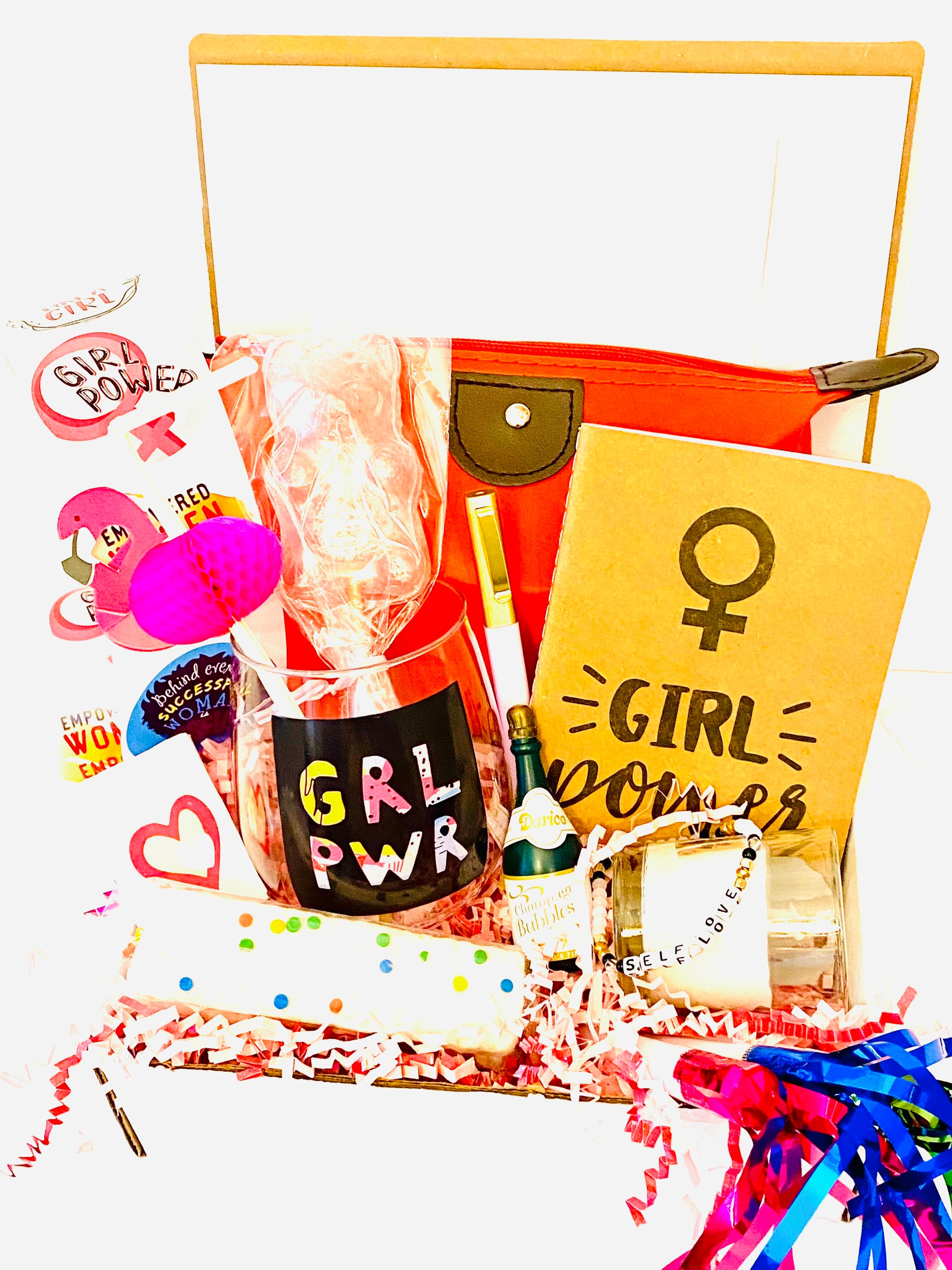 Girly Birthday Box Happy Birthday Box Gift Box for Women Etsy