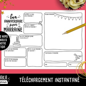 Maman Carte D Anniversaire Fichier A Imprimer En Etsy