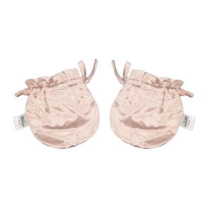 Millies™ BABY Silk Anti-Scratch 100% Mulberry Silk Adorable ADJUSTABLE Gloves Mittens New-born Infant Luxury Mitts Hypoallergenic - [Pink]
