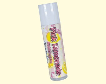 Pink lemonade bubblegum sweetened lip balm | natural chapstick | Lip gloss | Lip Care | gift for her | womens skin care