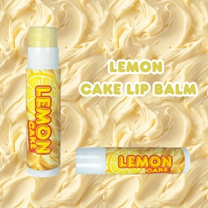 Lemon Cake lip balm | Best sweetened lip balms | natural chapstick | Lip gloss | Lip Care