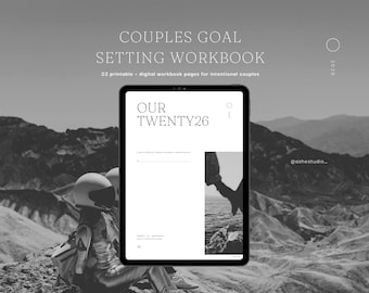 Couples Goal Setting Workbook | 2026 Relationship Planner (Digital Download)
