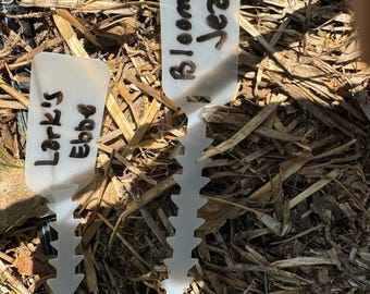 Archivo de corte para etiquetas de plantas reutilizables