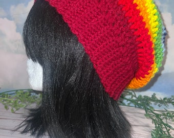 Rainbow Slouch Hat