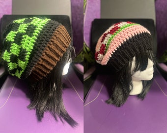 Demon Anime Slouchy Hat